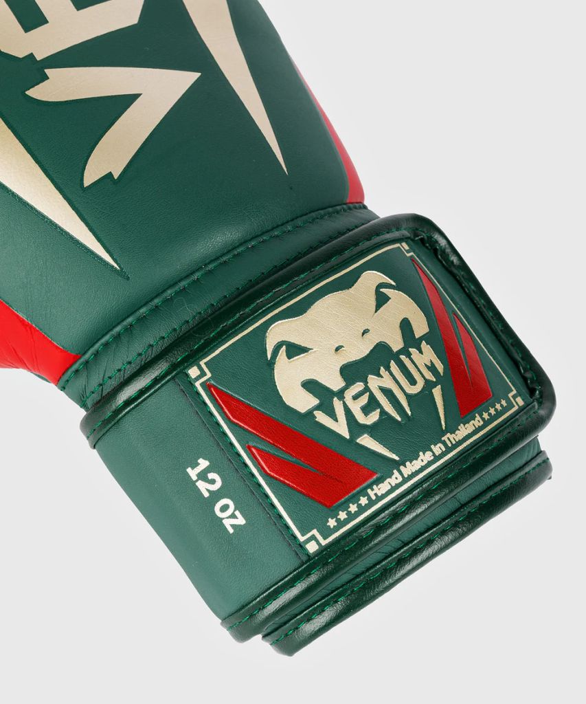 Venum Boxhandschuhe Elite, gruen-rot