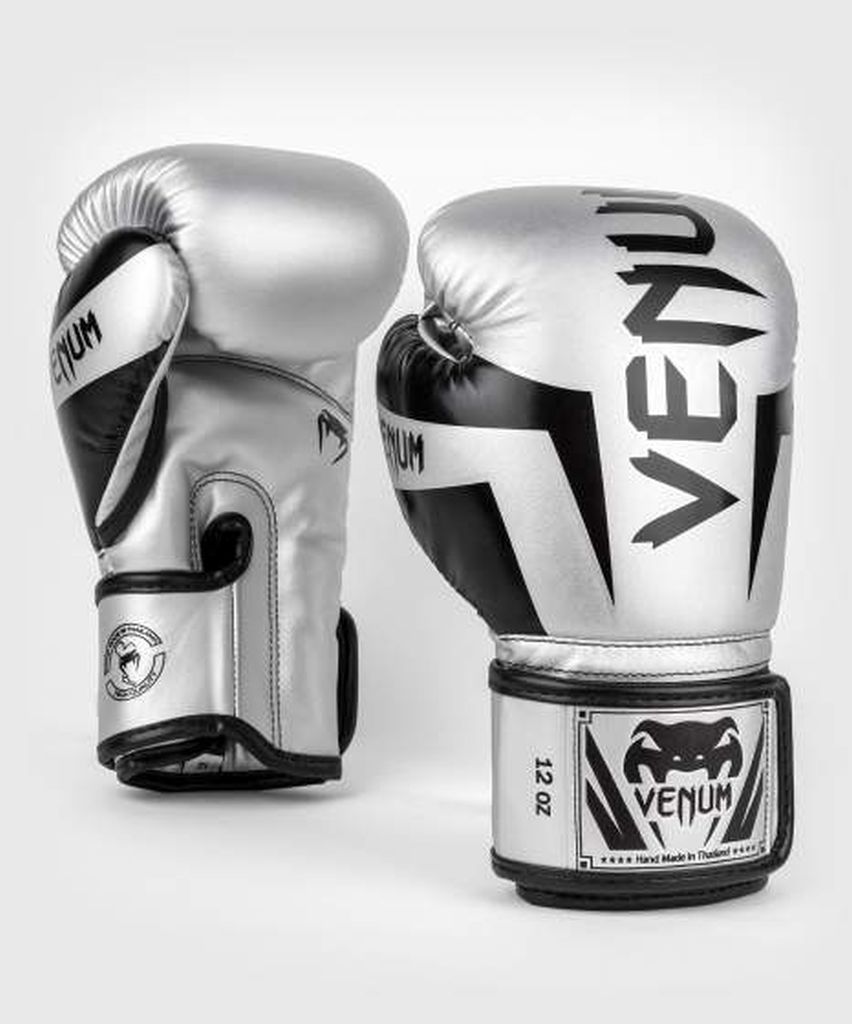 Venum Boxhandschuhe Elite, grau-schwarz