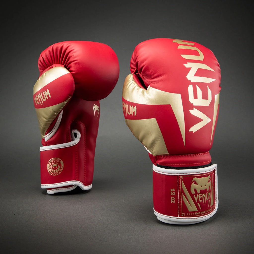 Venum Boxhandschuhe Elite, rot-gold