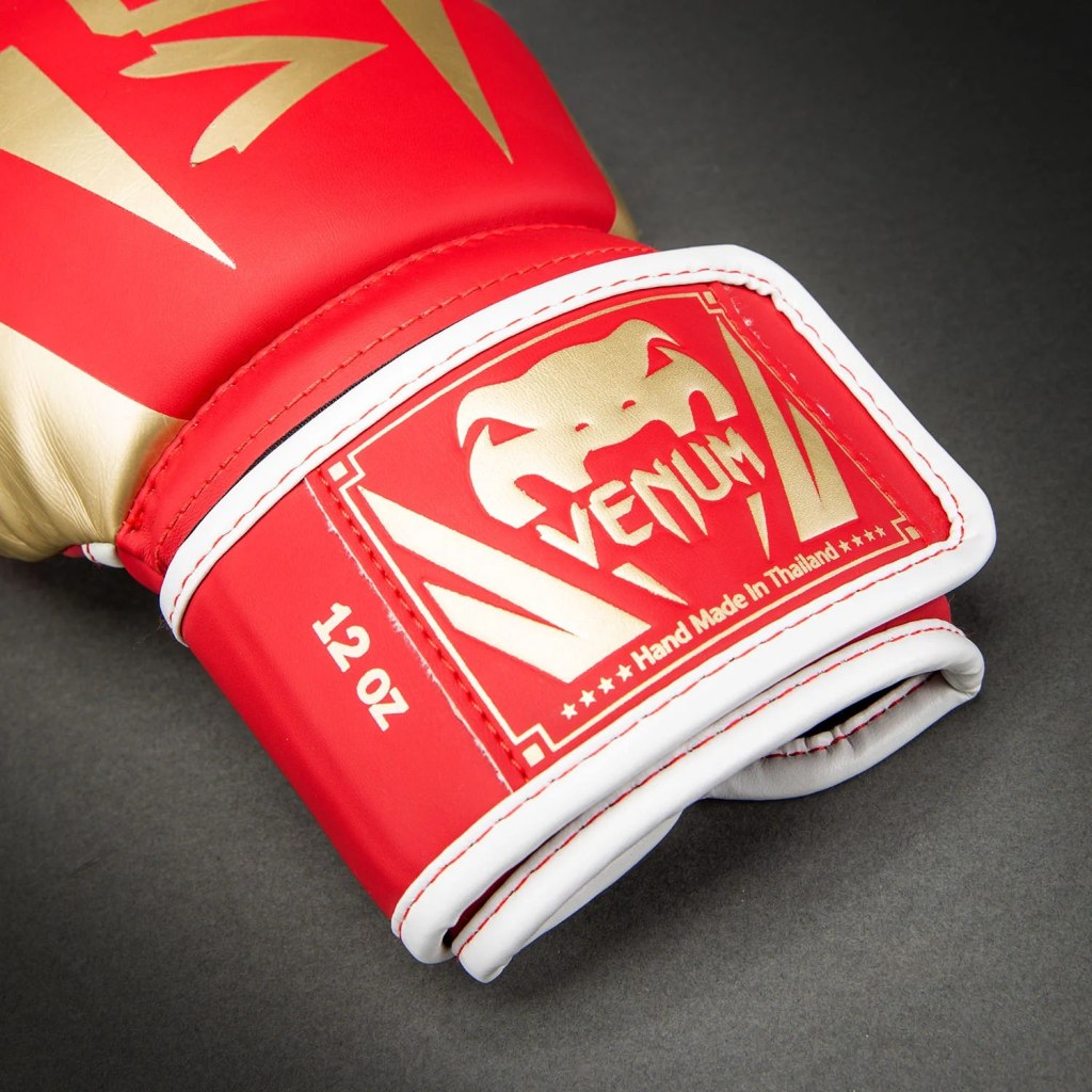 Venum Boxhandschuhe Elite, rot-gold