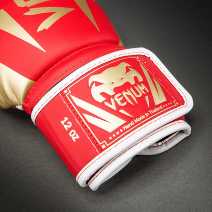 Venum Boxhandschuhe Elite, rot-gold