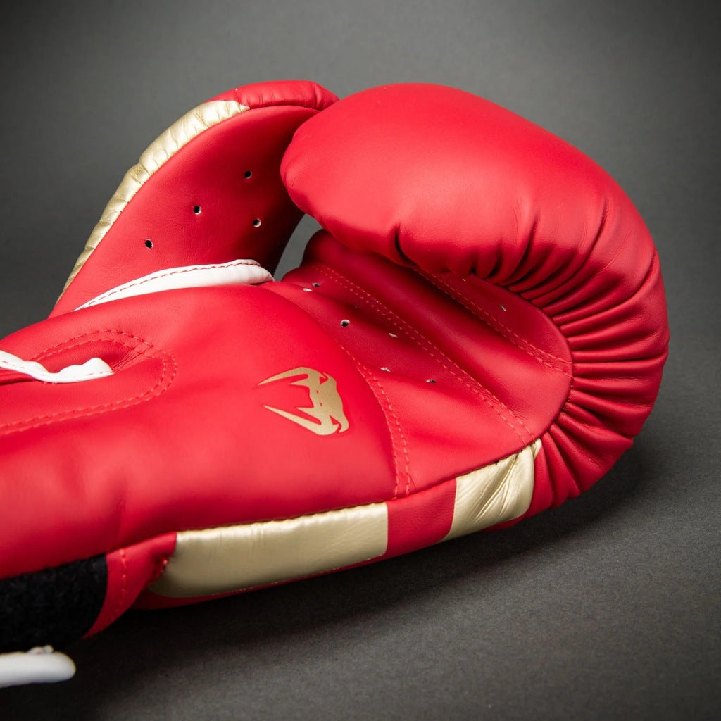 Venum Boxhandschuhe Elite, rot-gold