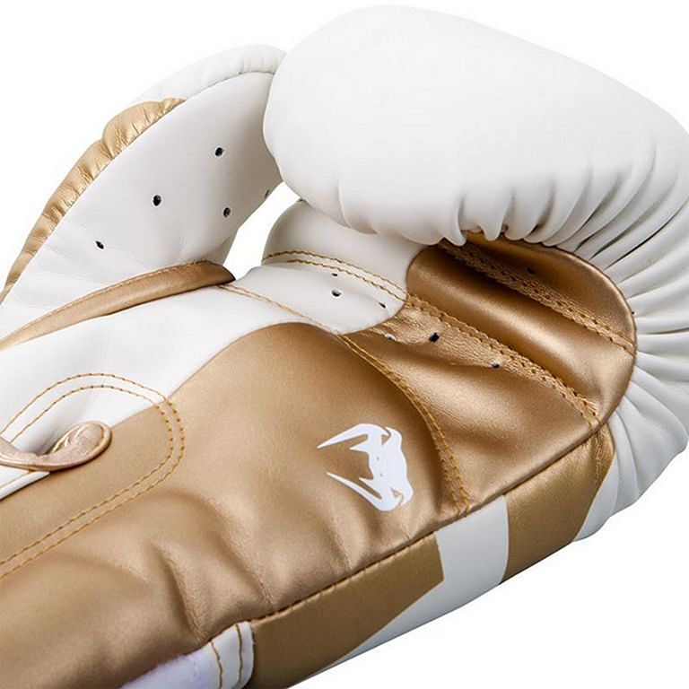 Venum Boxhandschuhe Elite, weiss-gold