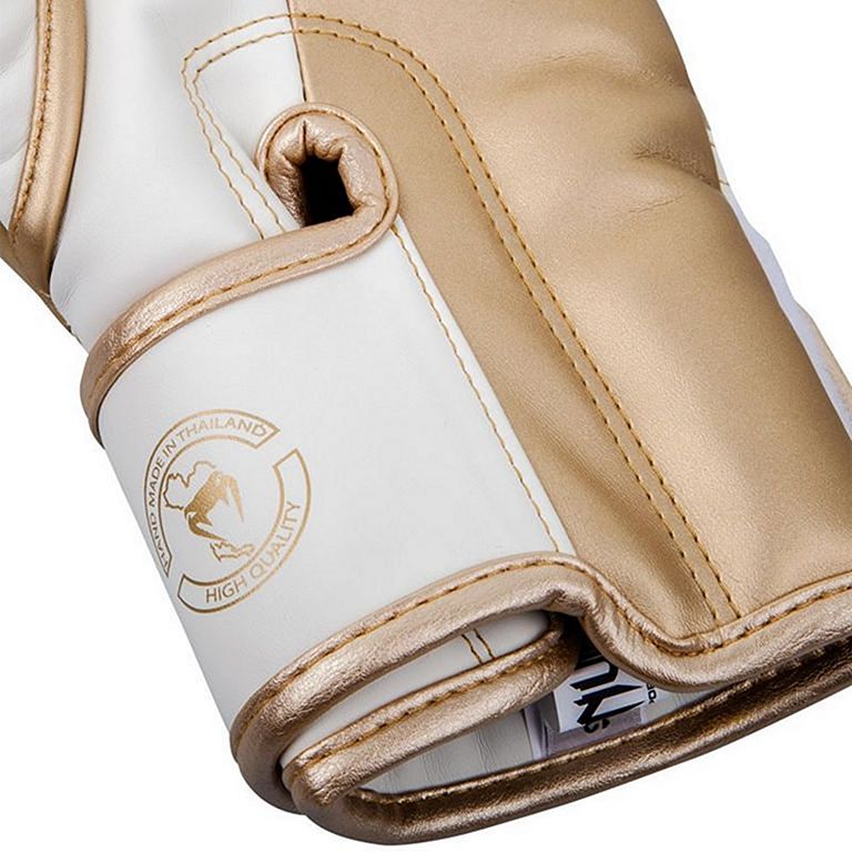 Venum Boxhandschuhe Elite, weiss-gold