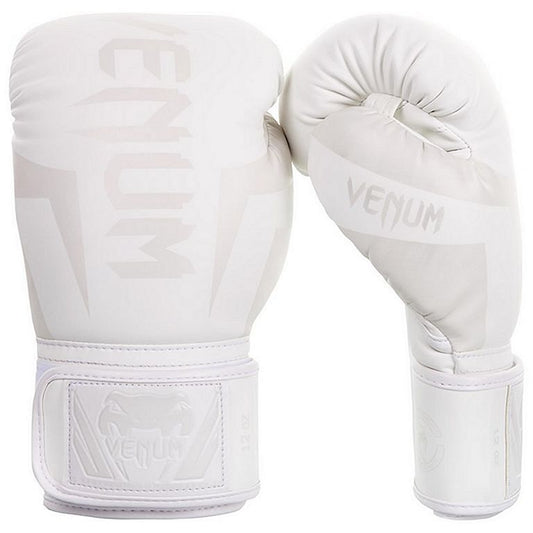 Venum Boxhandschuhe Elite, weiss-weiss