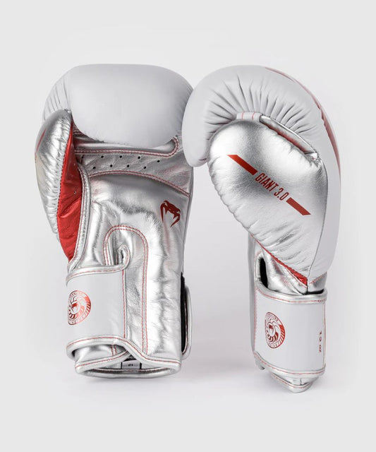 Venum Boxhandschuhe Giant 3.0, silber-rot