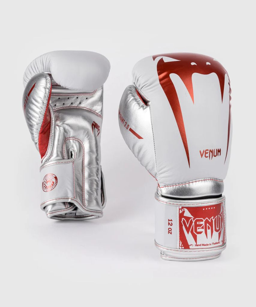 Venum Boxhandschuhe Giant 3.0, silber-rot