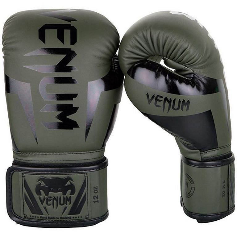Venum Boxhandschuhe Elite, gruen-schwarz