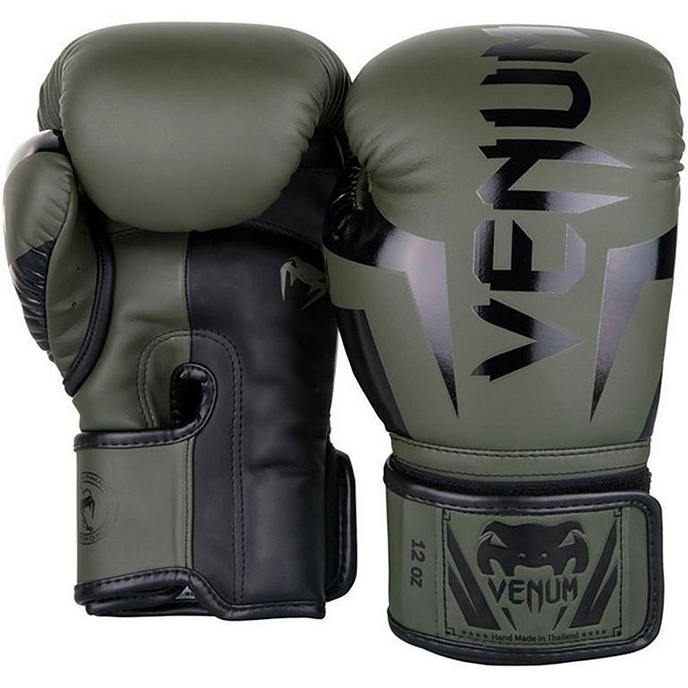 Venum Boxhandschuhe Elite, gruen-schwarz