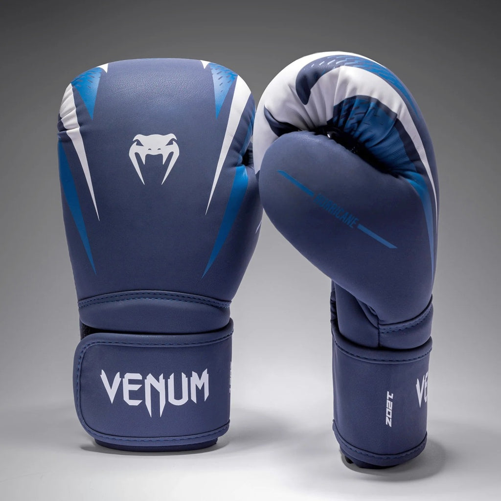 Venum Boxhandschuhe Hurricane, blau-weiss