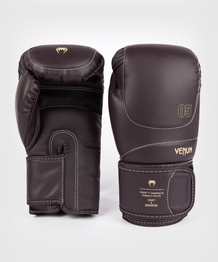 Venum Boxhandschuhe Impact Evo Dark, braun-gold