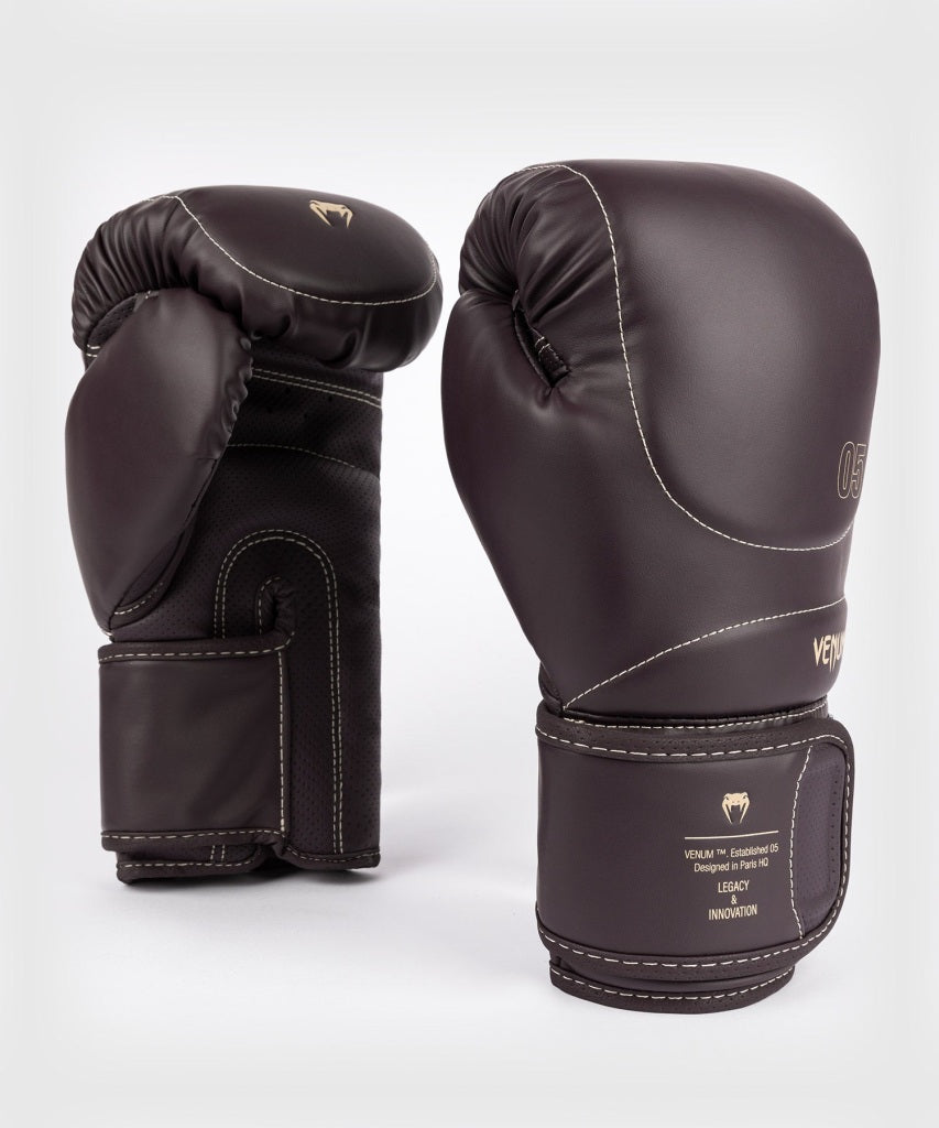 Venum Boxhandschuhe Impact Evo Dark, braun-gold