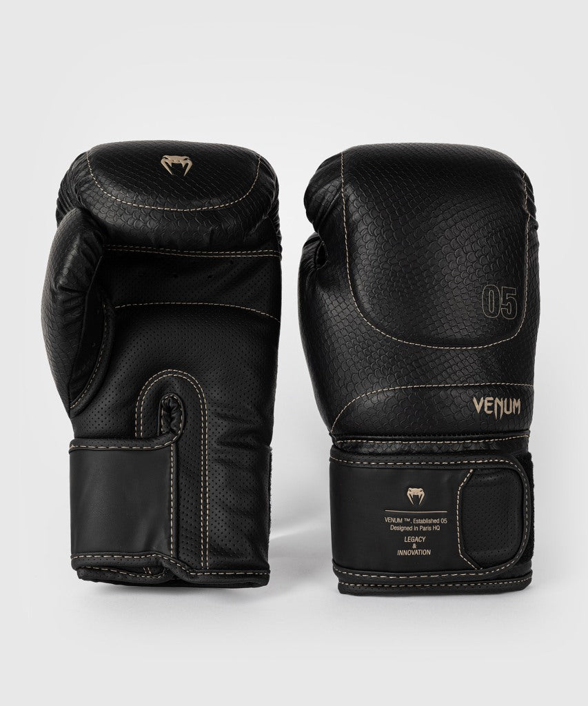 Venum Boxhandschuhe Impact Evo Scales, schwarz