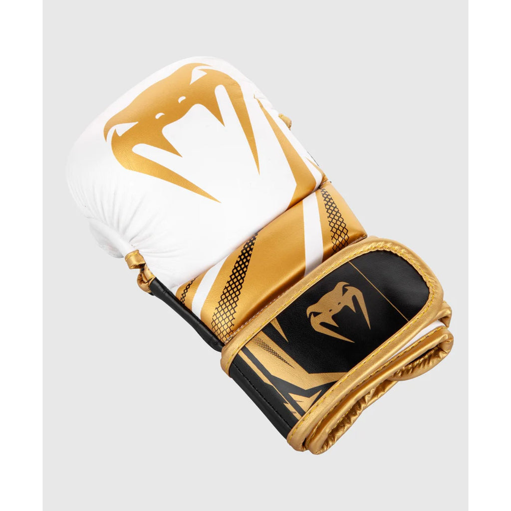 Venum MMA Sparring Handschuhe Challenger 3.0, weiss-gold