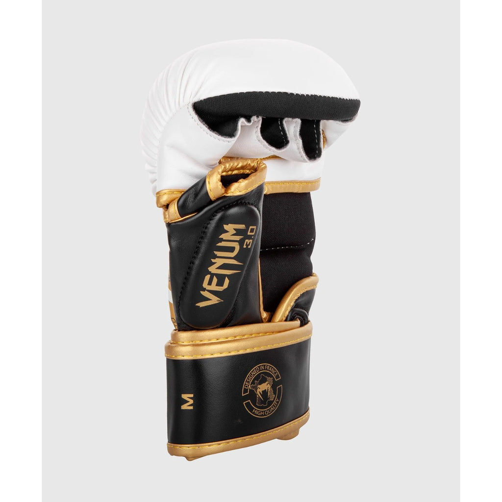 Venum MMA Sparring Handschuhe Challenger 3.0, weiss-gold