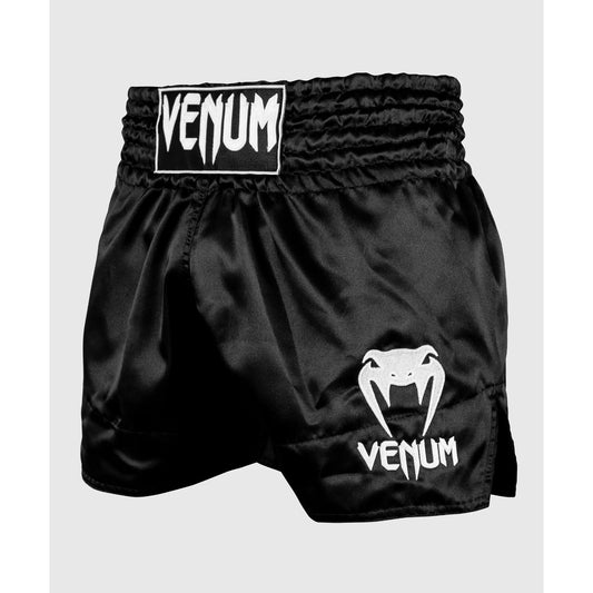 Venum Muay Thai Shorts Classic, schwarz-weiss