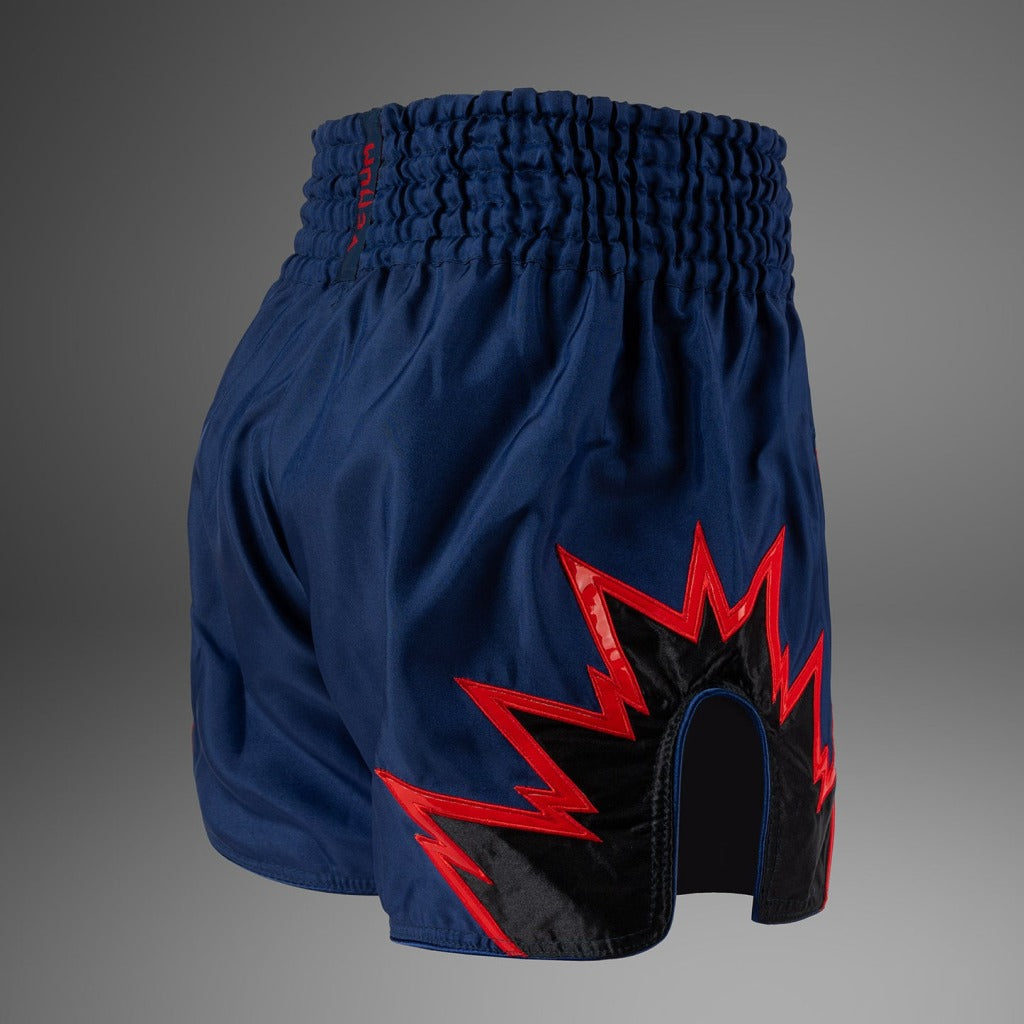 Venum Muay Thai Shorts Inferno 2.0, blau-rot