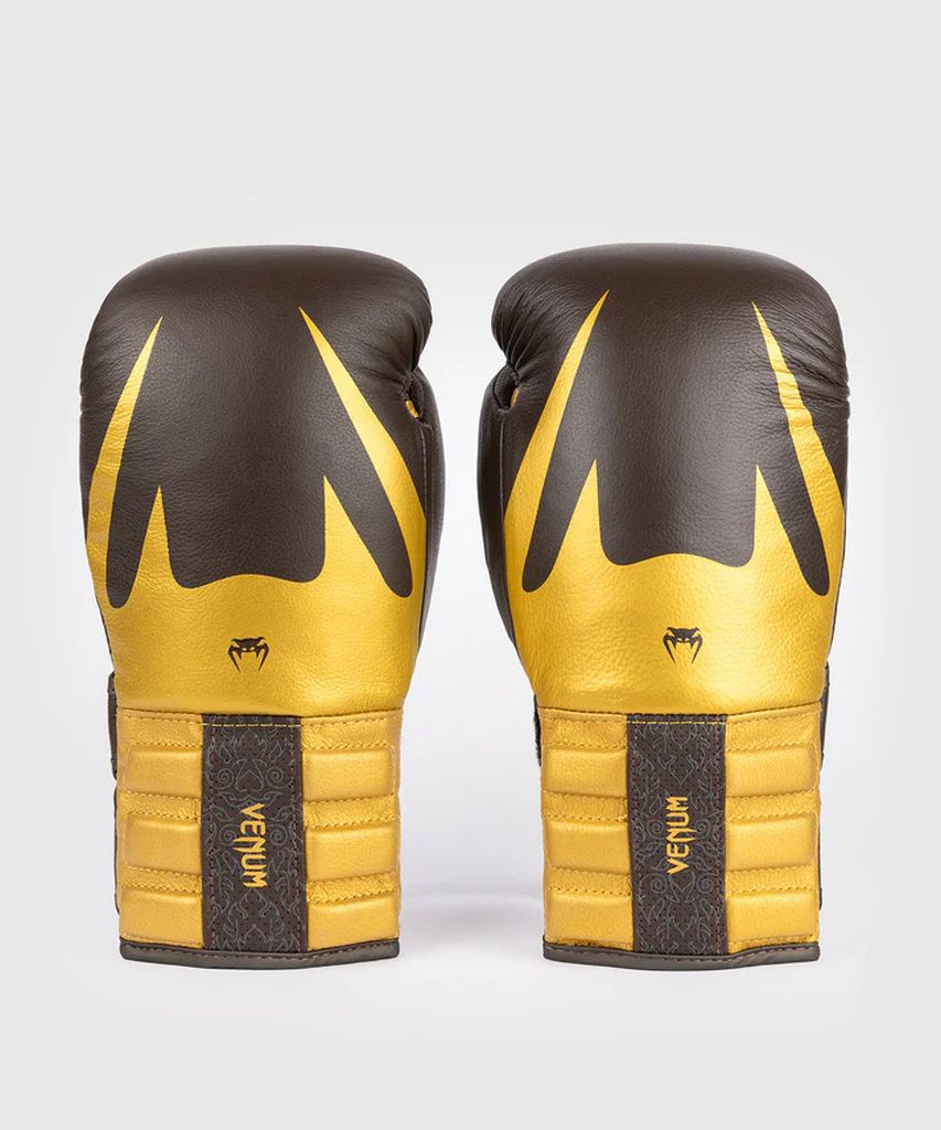 Venum Boxhandschuhe Reverso, braun-gold