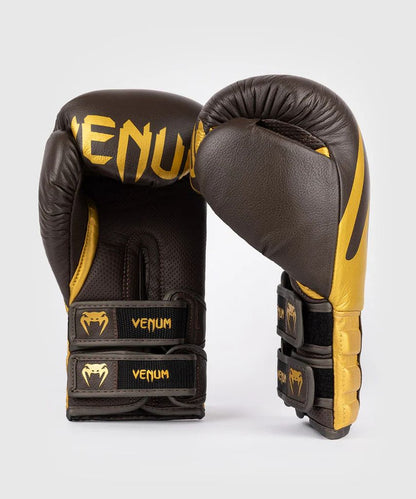 Venum Boxhandschuhe Reverso, braun-gold