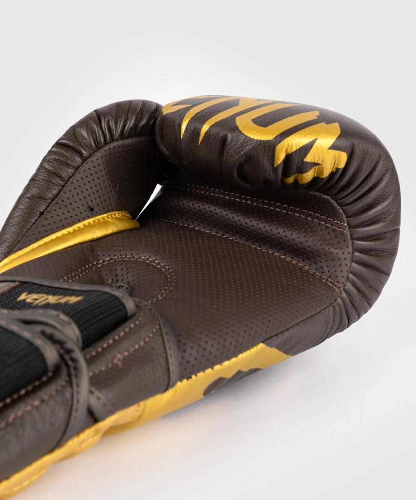 Venum Boxhandschuhe Reverso, braun-gold