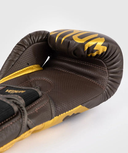 Venum Boxhandschuhe Reverso, braun-gold