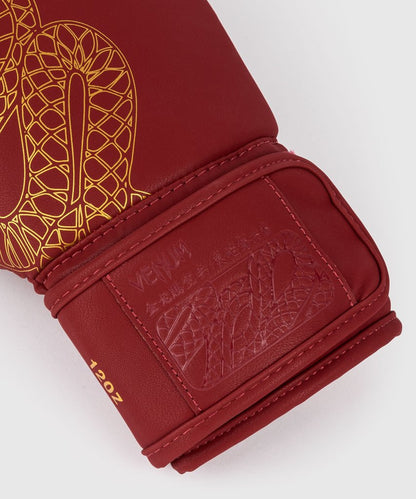 Venum Boxhandschuhe Serpenti, rot-gold