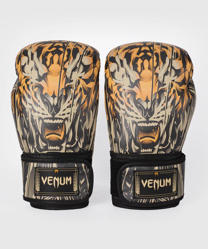 Venum Boxhandschuhe Tiger, schwarz