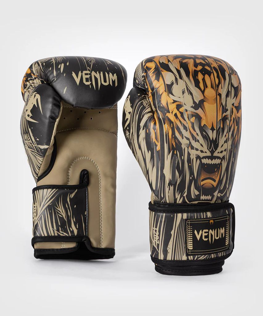 Venum Boxhandschuhe Tiger, schwarz