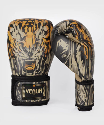 Venum Boxhandschuhe Tiger, schwarz
