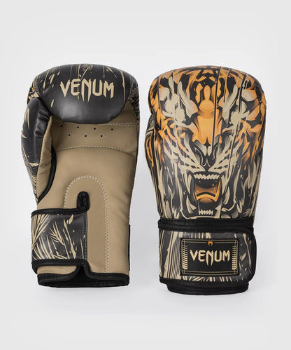Venum Boxhandschuhe Tiger, schwarz