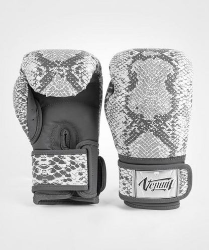 Venum Boxhandschuhe Snake Women, weiss-grau