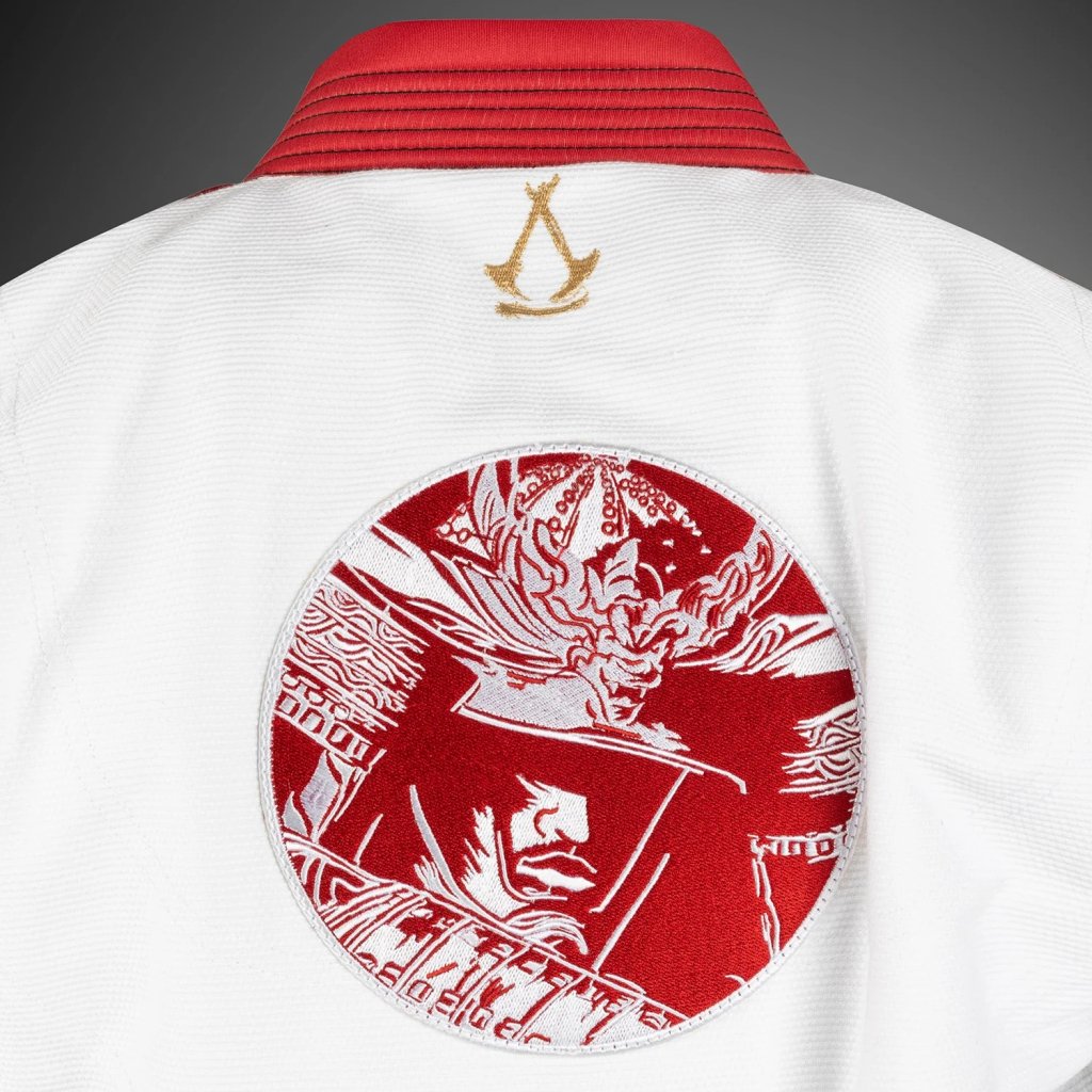 Venum BJJ Gi X Assassins Creed Shadows, weiss-rot