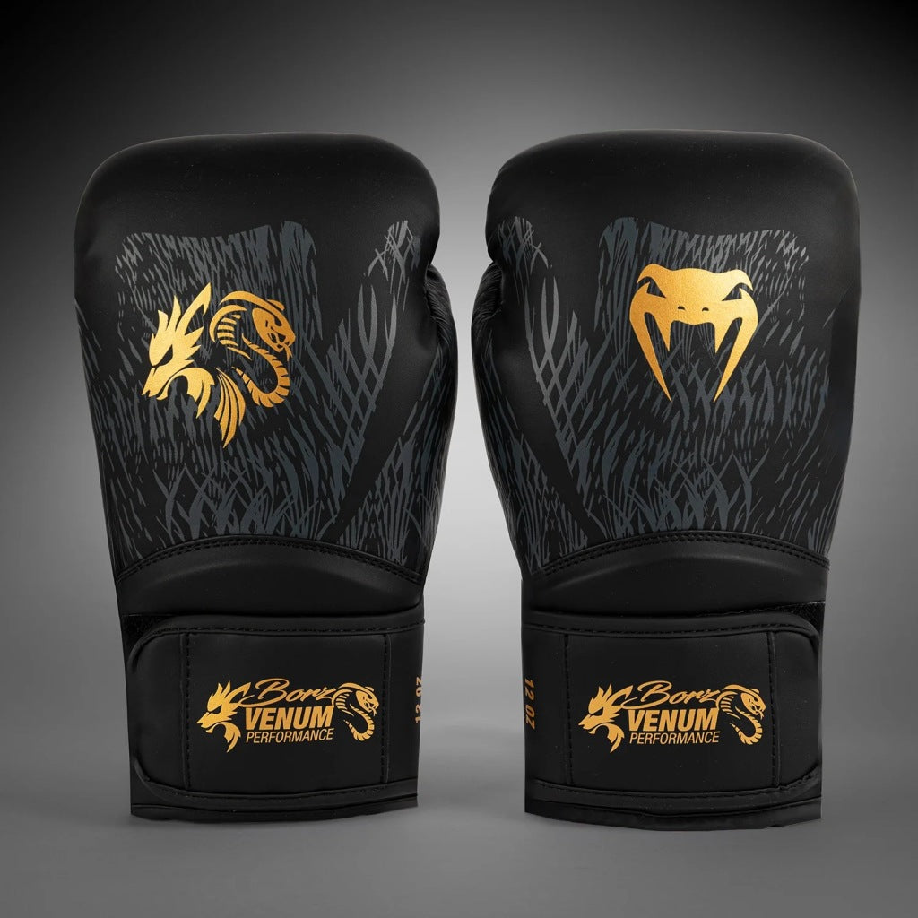 Venum Boxhandschuhe X Chimaev, schwarz-gold