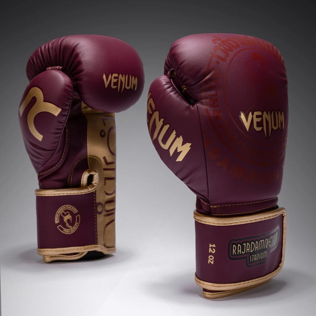 Venum Boxhandschuhe X Rajadamnern, rot-gold