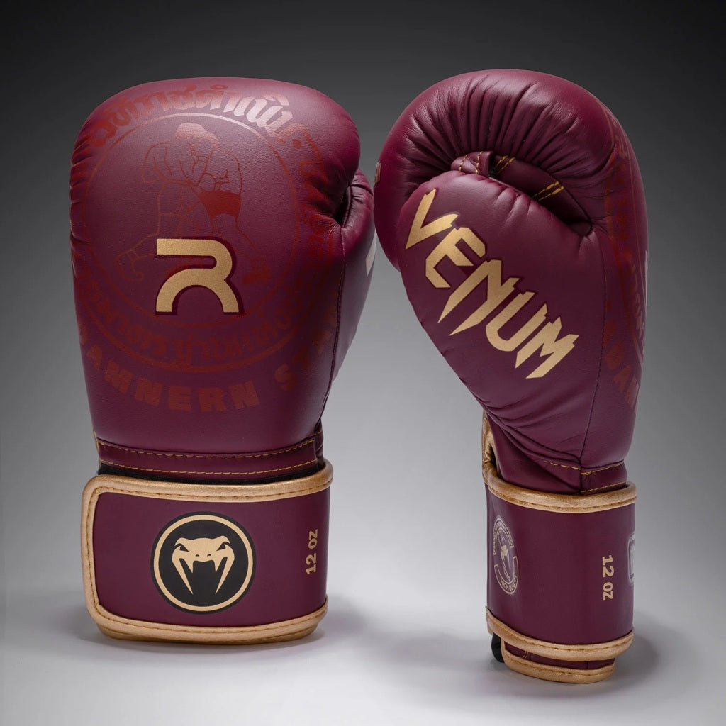 Venum Boxhandschuhe X Rajadamnern, rot-gold