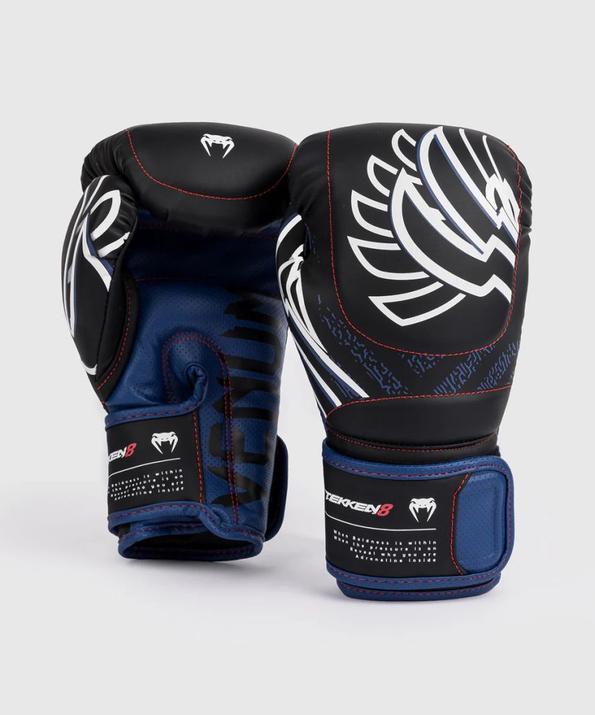Venum Boxhandschuhe x Tekken 8 Jin Kazama, blau-schwarz