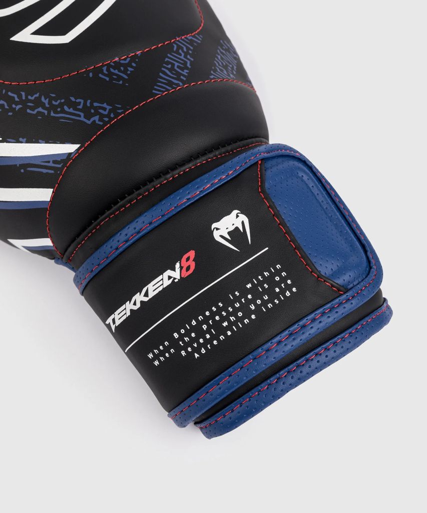 Venum Boxhandschuhe x Tekken 8 Jin Kazama, blau-schwarz