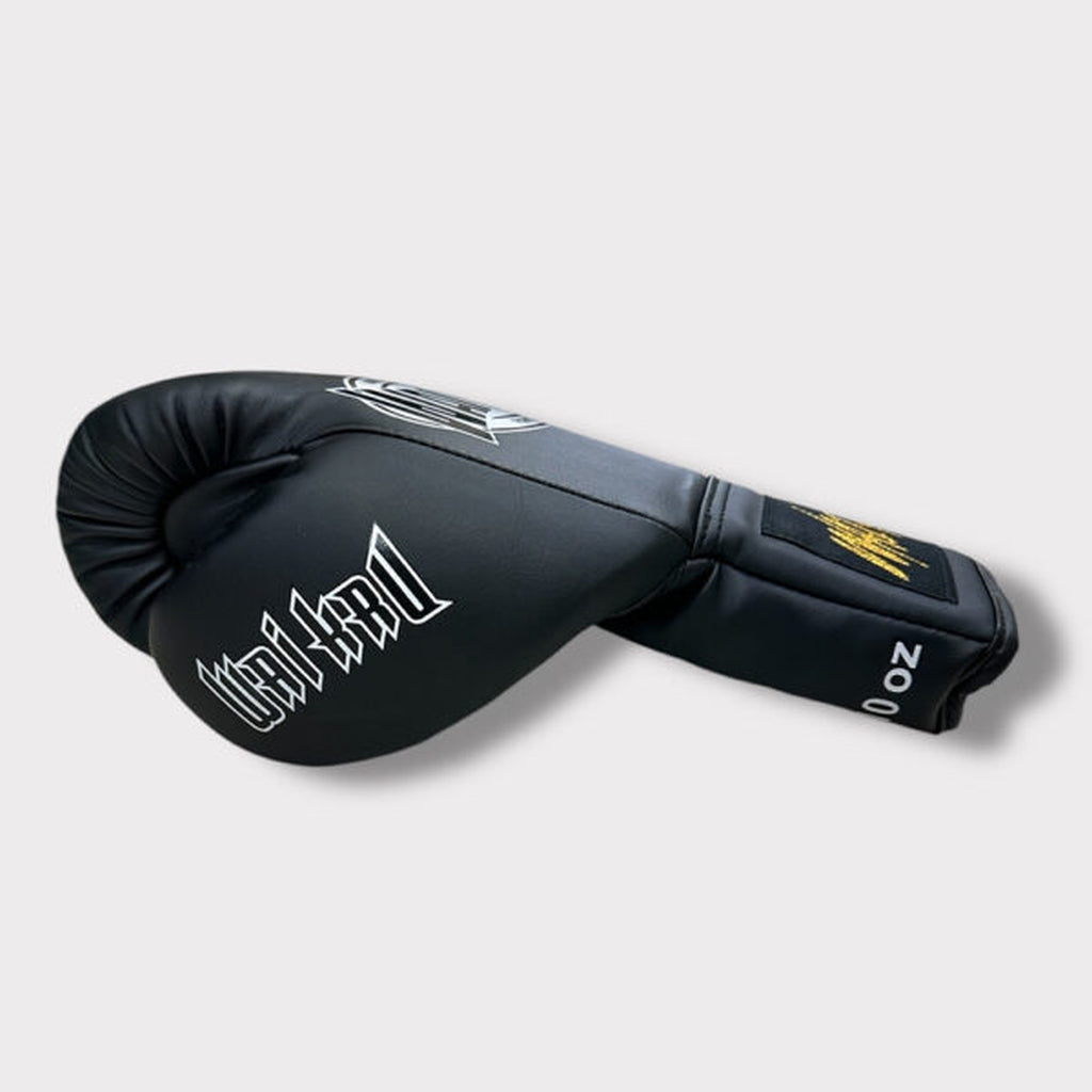 Wai Kru Boxhandschuhe Laces BGLU-1, schwarz