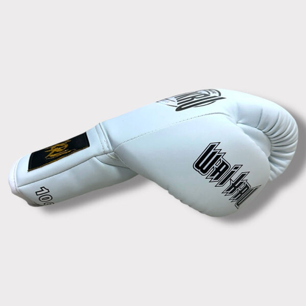 Wai Kru Boxhandschuhe Laces BGLU-2, weiss
