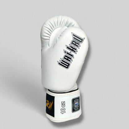 Wai Kru Boxhandschuhe BG-2 Semi Leather, weiss