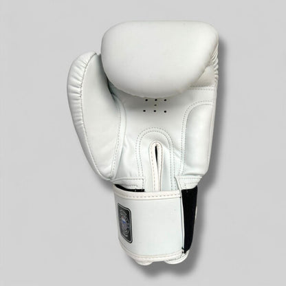 Wai Kru Boxhandschuhe BG-2 Semi Leather, weiss